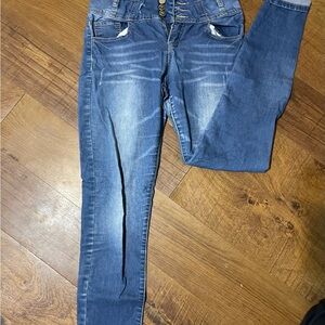 VIP High Rise Blue Jeans for Women